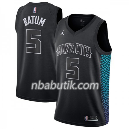 NBA Mænd Trøje Charlotte Hornet Nicolas Batum 5 Jordan Brand City Edition Swingman NBA Mænd Trøje Charlotte Hornet Nicolas Batum 5 Jordan Brand City Edition Swingman